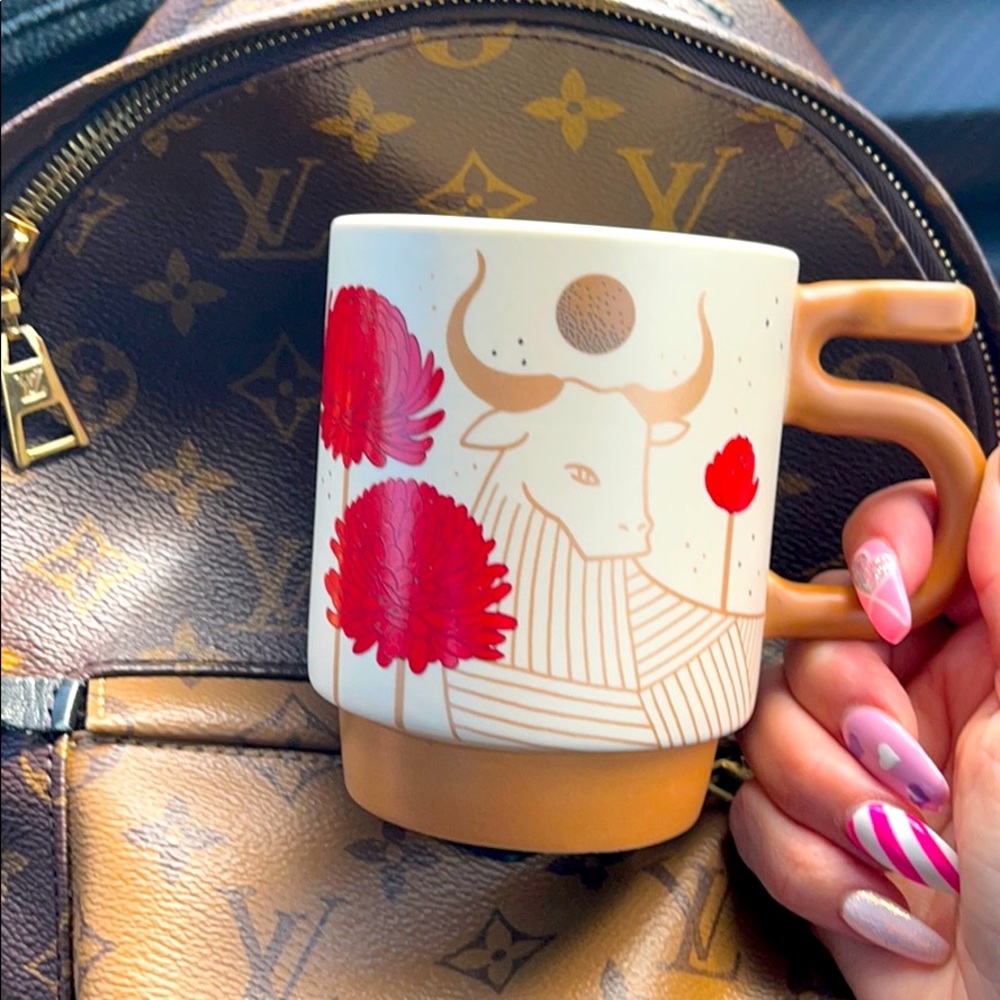 ❤️Starbucks Chinese Year of the Ox Flower Mug⭐️ - Picture 8 of 9